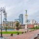 Unusual monuments on New Boulevard in Batumi, where you can also find our hotel - Rock Hotel First Line