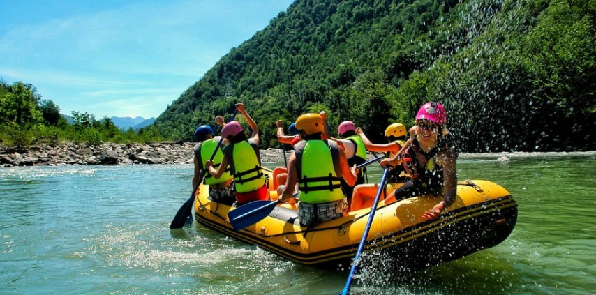 Extreme tourism in Batumi where in 50 meters from sea there is Rock Hotel First Line